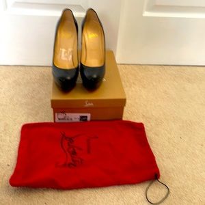 Christian Louboutin Bianca - Black Leather